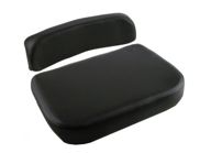 Cushion, Seat- Bottom & Back (black), Case/case I.H., New